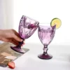 30 Copa Para Vino Labrada 245 Ml Libia Colors