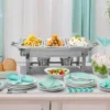 5 Chafer Buffet Acero Inoxidable Multifuncional 12 Lt Banquete