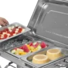 6 Chafer Buffet Acero Inoxidable Multifuncional 12 Lt Banquete