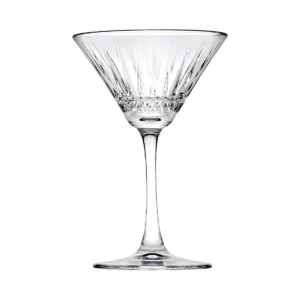 Copa Labrada De Vidrio Para Martini 220 Ml Elysia