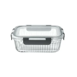 Tupper de vidrio texturizado 370 ml