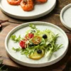 1000078831 Plato postre melamina granito