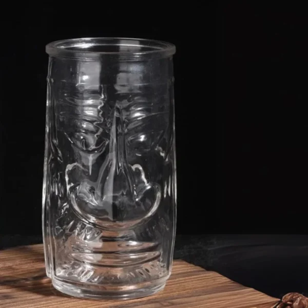15(13) Vaso De Vidrio Para Coctel Tiki 520 Ml Big Nose 6 Pzs