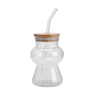 Vaso Pumpkin con tapa bambu 420 ml
