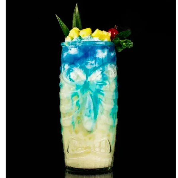 Vaso De Vidrio Para Coctel Tiki 618 Ml Wide Mouth L 6 Pzs