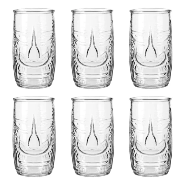 Vaso De Vidrio Para Coctel Tiki 618 Ml Big Nose  L 6 Pzs