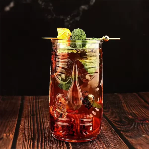 Vaso De Vidrio Para Coctel Tiki 618 Ml Big Nose  L 6 Pzs