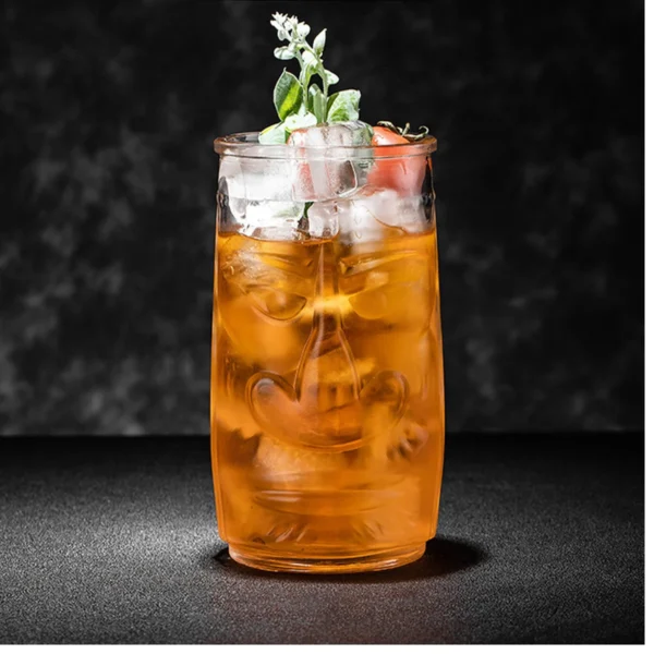 Vaso De Vidrio Para Coctel Tiki 618 Ml Big Nose  L 6 Pzs