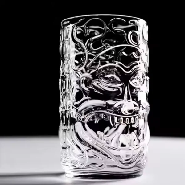 9(14) Vaso De Vidrio Para Coctel Tiki 520 Ml Little Nose S 6 Pzs