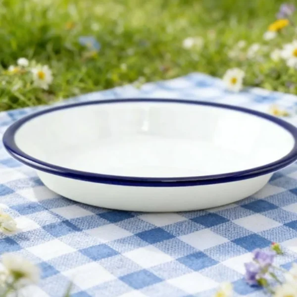 Plato de melamina Santorini avenero 22.5 cm