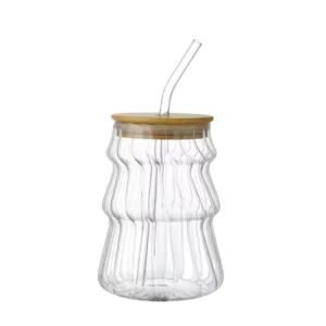 Vaso Tree con tapa bambú  450ml.