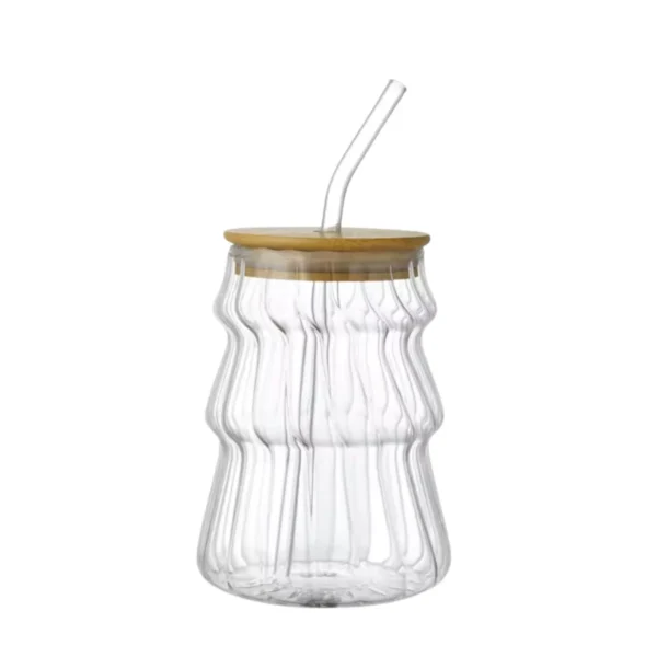 Vaso Tree con tapa bambú  450ml.