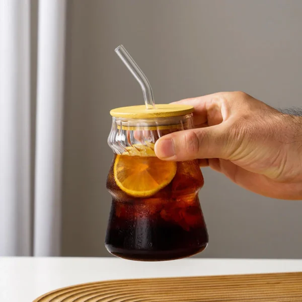 Vaso Tree con tapa bambú  450ml.